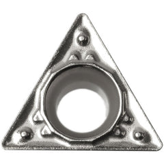 TPMT 181505 HQ TN610, 0.0079″ Corner Radius, 3/32″ Thick, 7/32″ Inscribed Circle, TiCN, Triangle, Turning Indexable Insert - Exact Industrial Supply