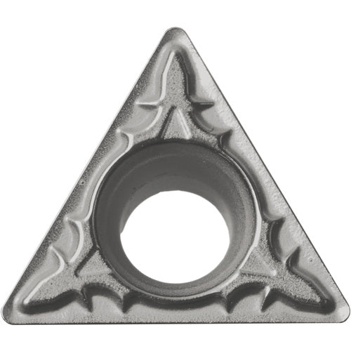 TPMT 322 XP TN610, 1/32″ Corner Radius, 1/8″ Thick, 3/8″ Inscribed Circle, TiCN, Triangle, Turning Indexable Insert - Exact Industrial Supply