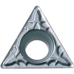 TPMT 222 XP PV7025, 1/32″ Corner Radius, 1/8″ Thick, 1/4″ Inscribed Circle, TiCN (MEGACOAT), Triangle, Turning Indexable Insert - Exact Industrial Supply