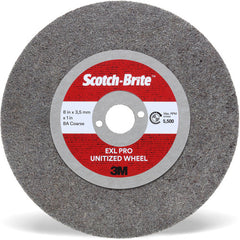 Scotch-Brite EXL PRO Unitized Wheel EX-UW 8A Coarse 8″ × 3.2 mm × 1″
