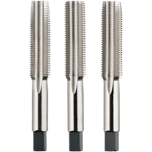 ‎1/4-20 H3 4-Flute High Speed Steel Hand Tap Set-Bright Series/List #2046 - Americas Industrial Supply