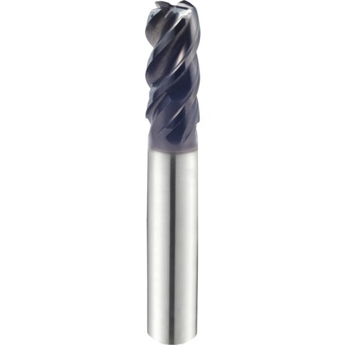 3/4″ × 3/4″ × 1 7/8″ × 4″ 4 Flute 0.1250″ C/R Carbide End Mill-Plain Shank - Y-Coating