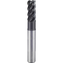 3/4″ × 3/4″ × 1 1/8″ × 5″ 5 Flute 0.0900'' C/R Carbide End Mill-Plain Shank - Y-Coating