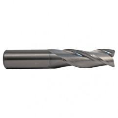 7/16 TuffCut GP 3 Fl Std. Lgth. TiN Coated Center Cutting End Mill - Americas Industrial Supply