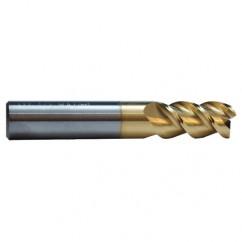 14mm TuffCut SS 3 Fl High Helix TiN Coated Center Cutting End Mill - Americas Industrial Supply