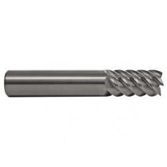 5.5mm TuffCut SS 6 Fl High Helix TiN Coated Non-Center Cutting End Mill - Americas Industrial Supply