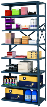 36 x 24 x 85'' (8 Shelves) - Open Style Add-On Shelving Unit - Americas Industrial Supply