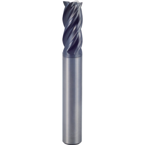 11/32″ × 3/8″ × 13/16″ × 2 1/2″ 4 Flute Square End Carbide End Mill-Plain Shank - Y-Coating - Exact Industrial Supply