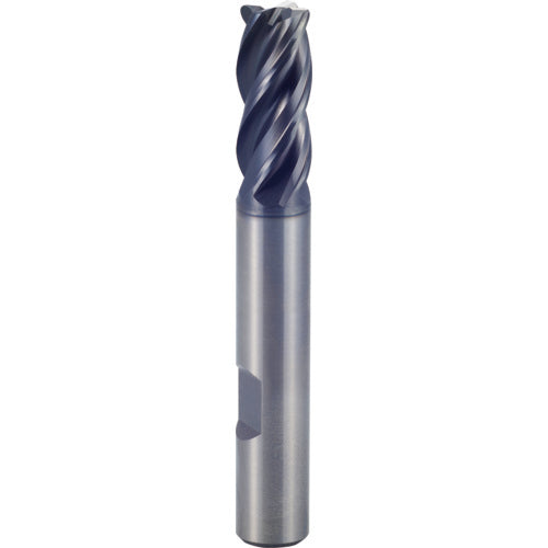 6 × 6 × 15 × 80 mm 2 Flute Square End Carbide End Mill-Plain Shank - Exact Industrial Supply