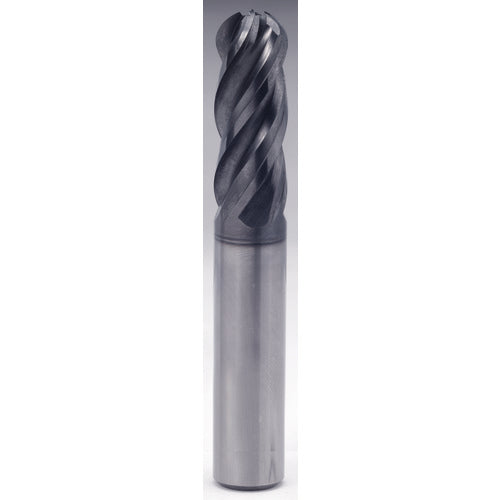 11/32″ × 3/8″ × 1/2″ × 2 1/2″ 4 Flute Square End Carbide End Mill-Plain Shank - Y-Coating - Exact Industrial Supply