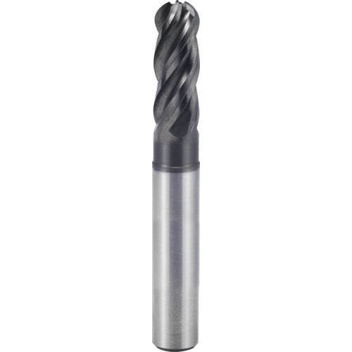 1/2″ × 1/2″ × 5/8″ × 4″ 4 Flute Square End Carbide End Mill-Plain Shank - Y-Coating - Exact Industrial Supply