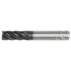 1/2x1/2x1-1/4x3 .120R 5FL Carbide End Mill-Round Shank-AlTiN - Americas Industrial Supply