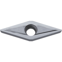 VBGT 221 FN-Z TN60, 1/64″ Corner Radius, 1/8″ Thick, 1/4″ Inscribed Circle, TiCN/NbC, Diamond, Turning Indexable Insert - Exact Industrial Supply