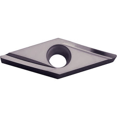 VBGT 2202 M-Y PR1225, 0.0039″ Corner Radius, 1/8″ Thick, 1/4″ Inscribed Circle, MEGACOAT, Diamond, Turning Indexable Insert - Exact Industrial Supply