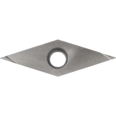 VBGT 2201 F KW10, 0.0012″ Corner Radius, 1/8″ Thick, 1/4″ Inscribed Circle, WC/Co, Diamond, Turning Indexable Insert - Exact Industrial Supply