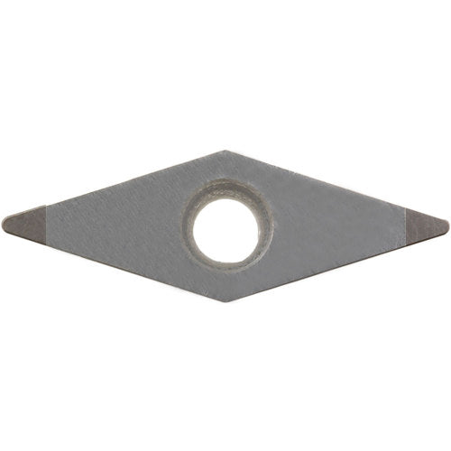 VBGW 2205 ME KBN10M, 0.0079″ Corner Radius, 1/8″ Thick, 1/4″ Inscribed Circle, MEGACOAT, Diamond, Turning Indexable Insert - Exact Industrial Supply