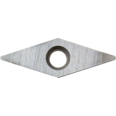 VBGW 221 SE KBN25M, 1/64″ Corner Radius, 1/8″ Thick, 1/4″ Inscribed Circle, MEGACOAT, Diamond, Turning Indexable Insert - Exact Industrial Supply