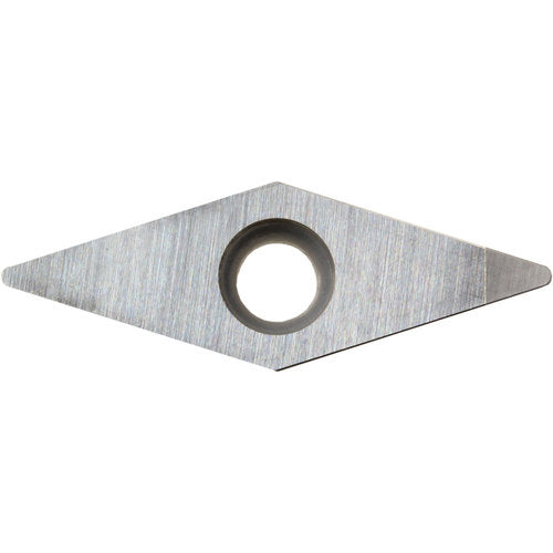 VBGW 3305 SE KBN510, 0.0079″ Corner Radius, 3/16″ Thick, 3/8″ Inscribed Circle, Diamond, Turning Indexable Insert - Exact Industrial Supply