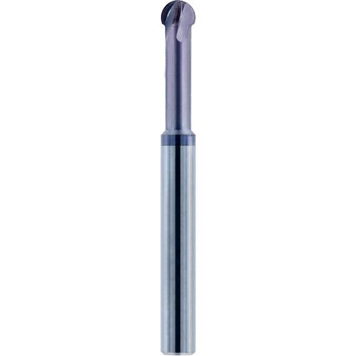 3/8″ Dia. × 3/8″ Shank × 1.752″ DOC × 4 OAL, Carbide nACo, 4 Flute, Ballnose End Mill