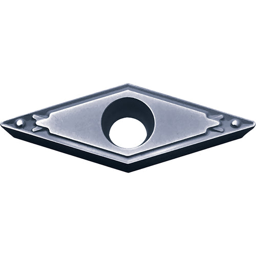 VBMT 332 HQ PV7005, 1/32″ Corner Radius, 3/16″ Thick, 3/8″ Inscribed Circle, TiC/TiN (MEGACOAT), 35 Degree Diamond, Turning Indexable Insert