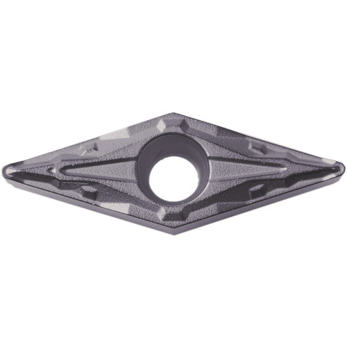 VBMT 221 PP PR1425, 1/64″ Corner Radius, 1/8″ Thick, 1/4″ Inscribed Circle, MEGACOAT NANO, Diamond, Turning Indexable Insert - Exact Industrial Supply