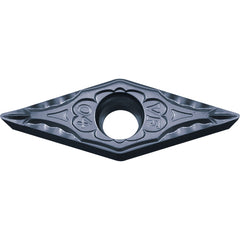 VBMT 221 VF PV7010, 1/64″ Corner Radius, 1/8″ Thick, 1/4″ Inscribed Circle, TiCN (MEGACOAT), Diamond, Turning Indexable Insert - Exact Industrial Supply