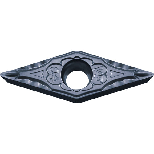 VBMT 222 VF PV7010, 1/32″ Corner Radius, 1/8″ Thick, 1/4″ Inscribed Circle, TiCN (MEGACOAT), Diamond, Turning Indexable Insert - Exact Industrial Supply
