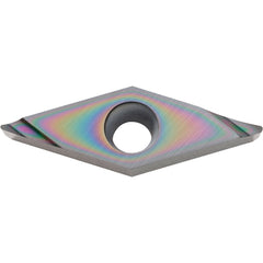 VCGT 332 A3 PDL010, 1/32″ Corner Radius, 3/16″ Thick, 3/8″ Inscribed Circle, C, 35 Degree Diamond, Turning Indexable Insert