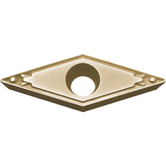 VCMT 15151 HQ PV710, 1/64″ Corner Radius, 3/32″ Thick, 3/16″ Inscribed Circle, TiCN (MEGACOAT NANO), 35 Degree Diamond, Turning Indexable Insert
