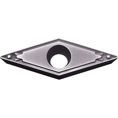 VCMT 333 HQ PR1225, 3/64″ Corner Radius, 3/16″ Thick, 3/8″ Inscribed Circle, MEGACOAT, Diamond, Turning Indexable Insert - Exact Industrial Supply