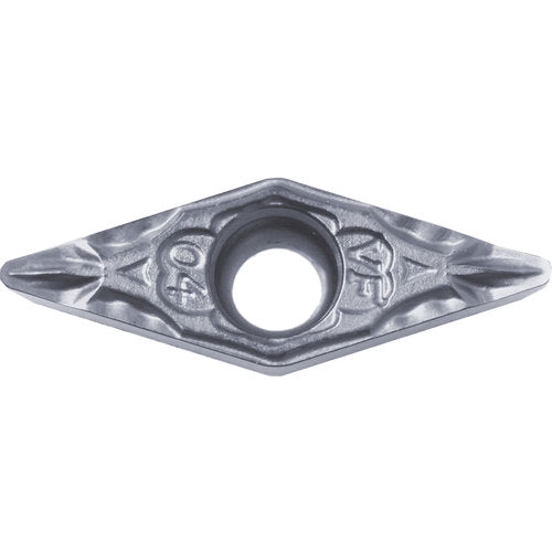 VCMT 15151 VF PV7010, 1/64″ Corner Radius, 3/32″ Thick, 3/16″ Inscribed Circle, TiCN (MEGACOAT), Diamond, Turning Indexable Insert - Exact Industrial Supply