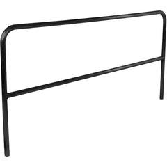 Steel Pipe Safety Railing 120″ Length Black