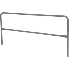 Steel Pipe Safety Railing 120″ Length Gray
