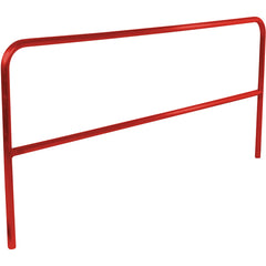 Steel Pipe Safety Railing 120″ Length Red