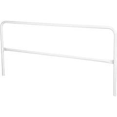 Steel Pipe Safety Railing 120″ Length White