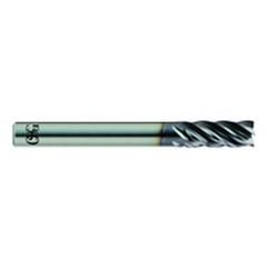 1/4 x 1/4 x 3/8 x 2 5Fl  Square Carbide End Mill - TiALN - Americas Industrial Supply