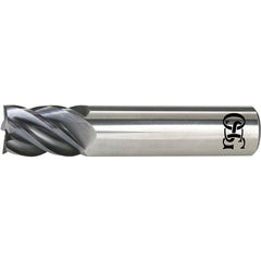 ‎VGM5-LN-05000CR0.03-SS - 1/2″ Dia. × 1/2″ Shank × 1-1/2″ DOC × 4″ OAL, Carbide, EXO, 5 Flute, 0.03″ Corner Radius, End Mill - Exact Industrial Supply