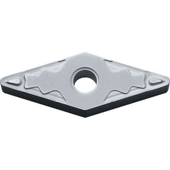 VNMG 332 HQ TN60, 1/32″ Corner Radius, 3/16″ Thick, 3/8″ Inscribed Circle, TiCN/NbC, Diamond, Turning Indexable Insert - Exact Industrial Supply