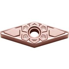VNMG 333 KH CA320, 3/64″ Corner Radius, 3/16″ Thick, 3/8″ Inscribed Circle, TiCnulll2O3/Ti, Diamond, Turning Indexable Insert - Exact Industrial Supply