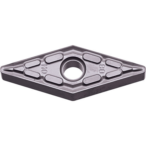 VNMG 332 MQ PR1305, 1/32″ Corner Radius, 3/16″ Thick, 3/8″ Inscribed Circle, MEGACOAT, Diamond, Turning Indexable Insert - Exact Industrial Supply