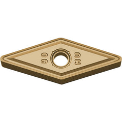 VNMG 331 MU CA6515, 1/64″ Corner Radius, 3/16″ Thick, 3/8″ Inscribed Circle, TiCnulll2O3/TiN, Diamond, Turning Indexable Insert - Exact Industrial Supply