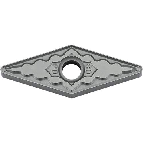 VNMG 331 PQ TN620, 1/64″ Corner Radius, 3/16″ Thick, 3/8″ Inscribed Circle, TiCN, Diamond, Turning Indexable Insert - Exact Industrial Supply