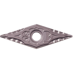 VNMG 331 VF PV7025, 1/64″ Corner Radius, 3/16″ Thick, 3/8″ Inscribed Circle, TiCN (MEGACOAT), Diamond, Turning Indexable Insert - Exact Industrial Supply