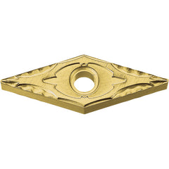 VNMG 331 XP PV90, 1/64″ Corner Radius, 3/16″ Thick, 3/8″ Inscribed Circle, TiN, 35 Degree Diamond, Turning Indexable Insert