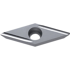 VPET 151505 F-USF TN60, 0.0079″ Corner Radius, 3/32″ Thick, 3/16″ Inscribed Circle, TiCN/NbC, Diamond, Turning Indexable Insert - Exact Industrial Supply