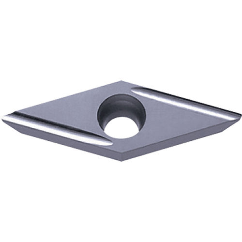 VPET 2205 MF-USF PR1225, 0.0079″ Corner Radius, 1/8″ Thick, 1/4″ Inscribed Circle, MEGACOAT, Diamond, Turning Indexable Insert - Exact Industrial Supply