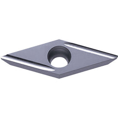 VPET 2205 MF-USF PR1225, 0.0079″ Corner Radius, 1/8″ Thick, 1/4″ Inscribed Circle, MEGACOAT, Diamond, Turning Indexable Insert - Exact Industrial Supply