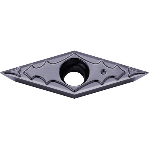 VPGT 2205 MP-CF PR1535, 0.0079″ Corner Radius, 1/8″ Thick, 1/4″ Inscribed Circle, MEGACOAT NANO, Diamond, Turning Indexable Insert - Exact Industrial Supply