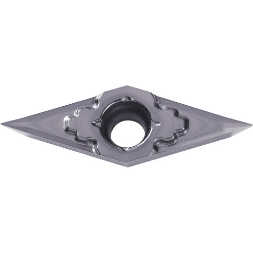 VPGT 151505 MP-CK PR1225, 0.0079″ Corner Radius, 3/32″ Thick, 3/16″ Inscribed Circle, MEGACOAT, Diamond, Turning Indexable Insert - Exact Industrial Supply