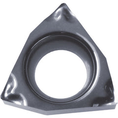 WBGT 12105 MP-CF PR1225, 0.0079″ Corner Radius, 1/16″ Thick, 5/32″ Inscribed Circle, MEGACOAT, Trigon, Turning Indexable Insert - Exact Industrial Supply